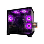 SKYESEV Gaming Desktop Computer PC,AMD Ryzen 5 5600,RTX3050 6GB,32GB DDR4