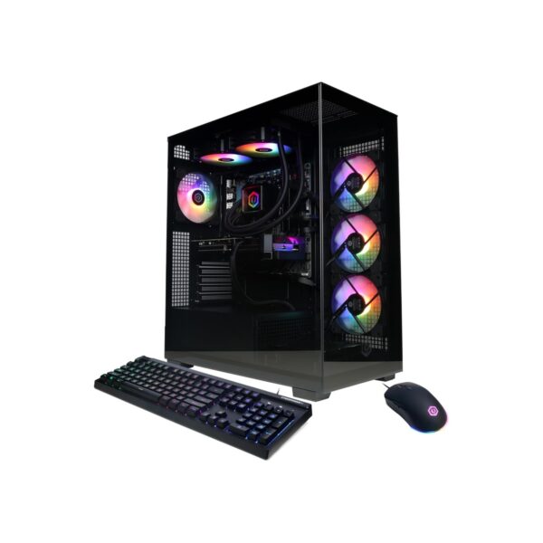CyberPowerPC Gaming PC, AMD Ryzen 9 9900X, GeForce RTX 5070 12GB