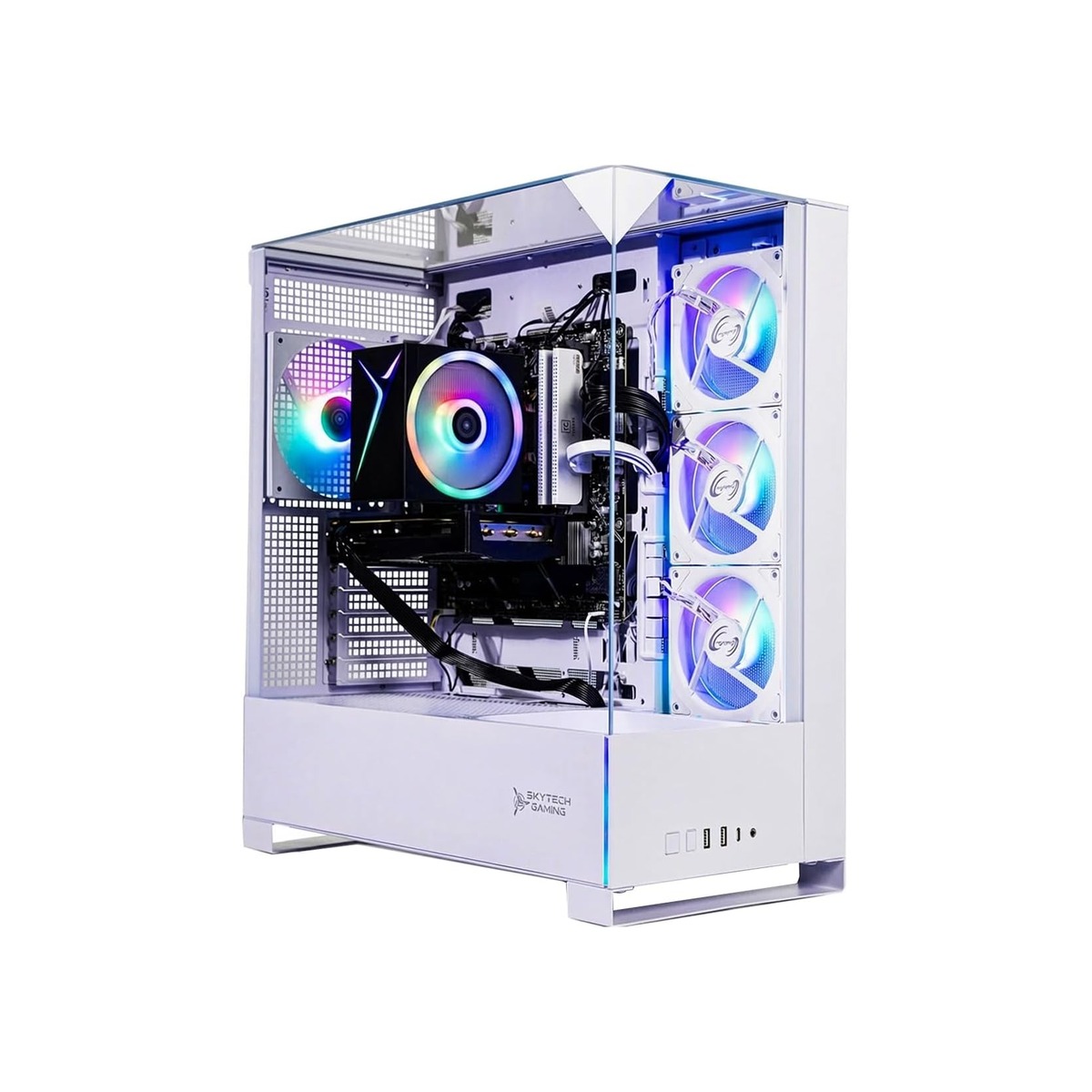 Skytech Gaming Archangel 5 Gaming PC, Intel i5 14400F 2.5GHz, NVIDIA RTX 5060-1 Skytech Gaming Archangel 5 Gaming PC, Intel i5 14400F 2.5GHz, NVIDIA RTX 5060 - Image 1