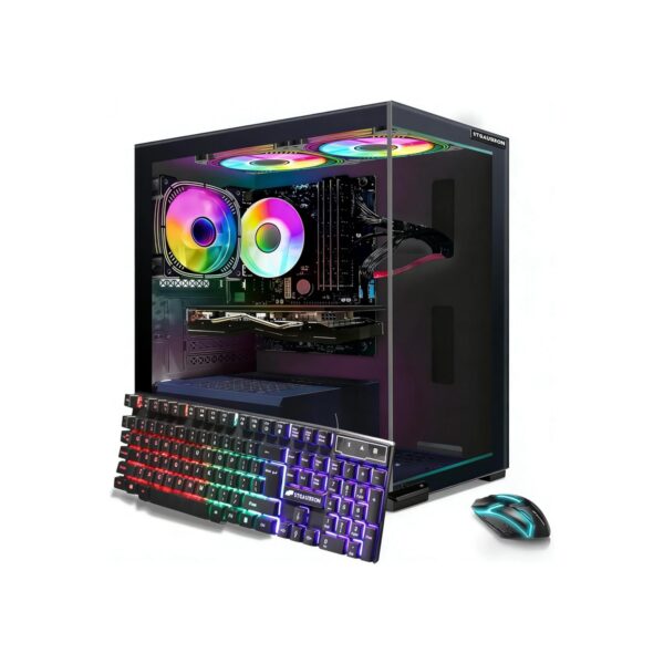 STGAubron Gaming PC Desktop,Core I7,RX 580 16G,16G RAM,512G SSD