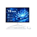 All-in-One Desktop Computer 19 Inch, Space Saving Compact PC