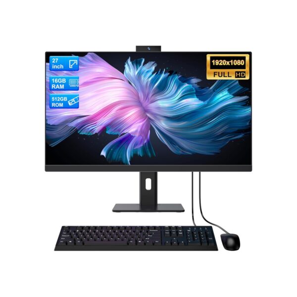 27inch IPS all-in-one PC,Rotate the screen to accommodate portrait mode