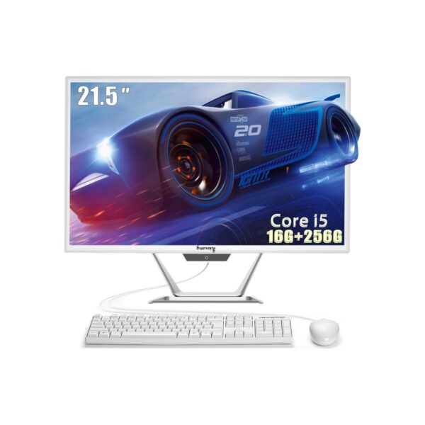 suevery 22Inch All-in-One Desktop Computer, White