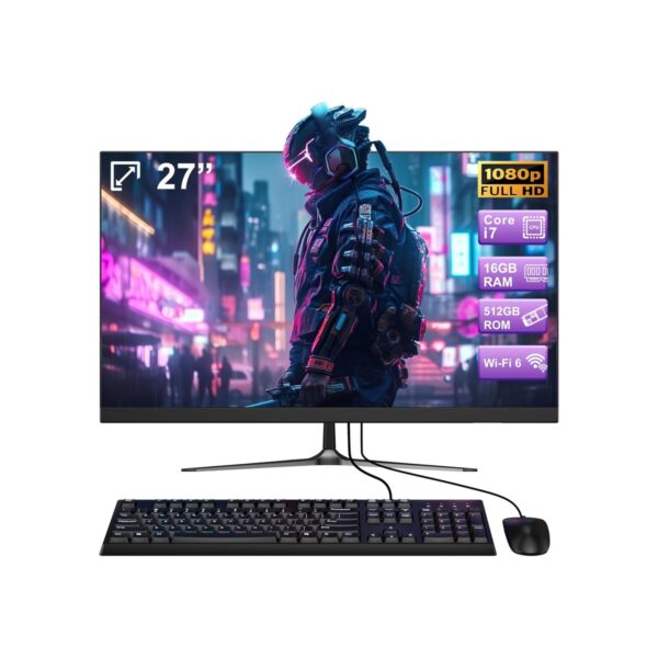 27inch All-in-One Computer Core i7 Processor 4 Cores All-in-One Desktop Computer