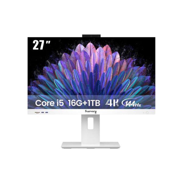 suevery 27Inch 4K 144HZ All-in-One I5 Desktop PC