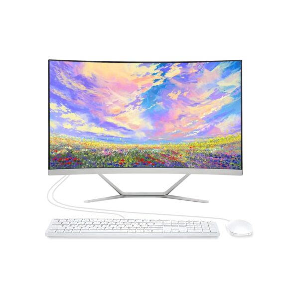 All-in-One Desktop Computer PC, 24" Curved FHD Display