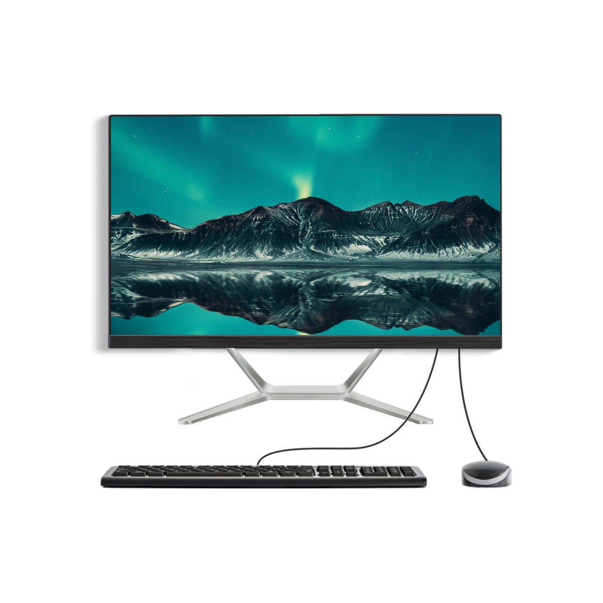 All-in-One Desktop Computer PC, 24" FHD Display Monitor I3-8100T Quad-Core-1 All-in-One Desktop Computer PC, 24" FHD Display Monitor I3-8100T Quad-Core - Image 1