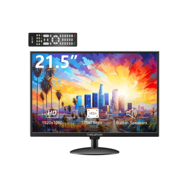 21.5 inch Computer Monitor 1920x1080 PC Monitor with HDMI VGA AV BNC USB Ports