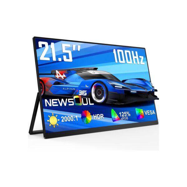 21.5'' Large Portable Monitor for Laptop 100Hz Ultra-Fast IPS Gaming Monitor