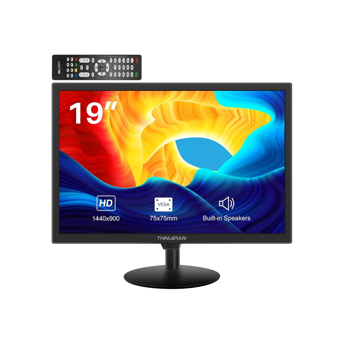 19 inch Computer Monitor 1440x900 PC Monitor with HDMI VGA AV BNC USB Ports-1 19 inch Computer Monitor 1440x900 PC Monitor with HDMI VGA AV BNC USB Ports - Image 1
