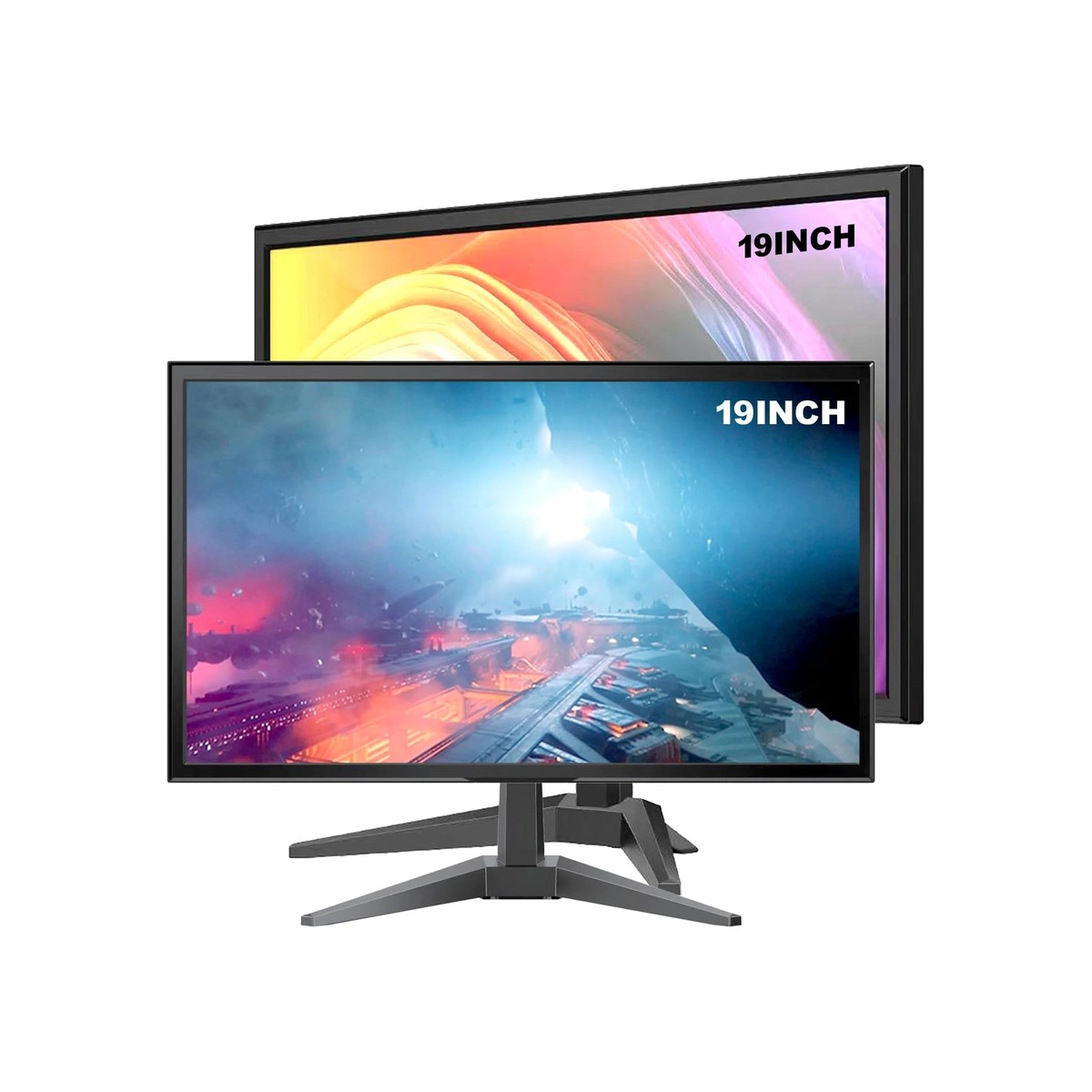 19 inch HD (1440x 900) Monitor,2Packs 60Hz Refresh Rate, HDMI x1-1 19 inch HD (1440x 900) Monitor,2Packs 60Hz Refresh Rate, HDMI x1 - Image 1