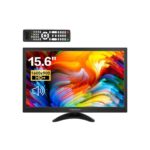 15.6 Inch Computer Monitor 1600x900 Small PC Monitor with HDMI VGA AV BNC USB