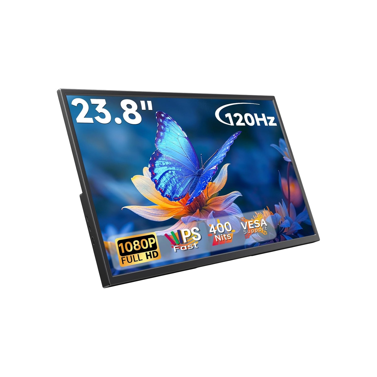 23.8 Inch Portable Monitor for Laptop, 120Hz FHD 1080P IPS External Monitor-1 23.8 Inch Portable Monitor for Laptop, 120Hz FHD 1080P IPS External Monitor - Image 1