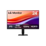 LG 24U411A-B 24-inch Full HD (1920 x 1080) IPS Computer Monitor, 120Hz, HDR10