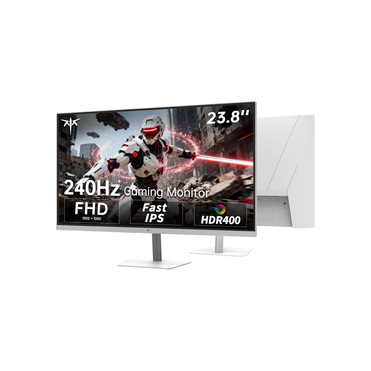 KTC 24 Inch 240Hz Gaming Monitor, FHD PC Computer Monitor, White, H24F7-1 KTC 24 Inch 240Hz Gaming Monitor, FHD PC Computer Monitor, White, H24F7 - Image 1