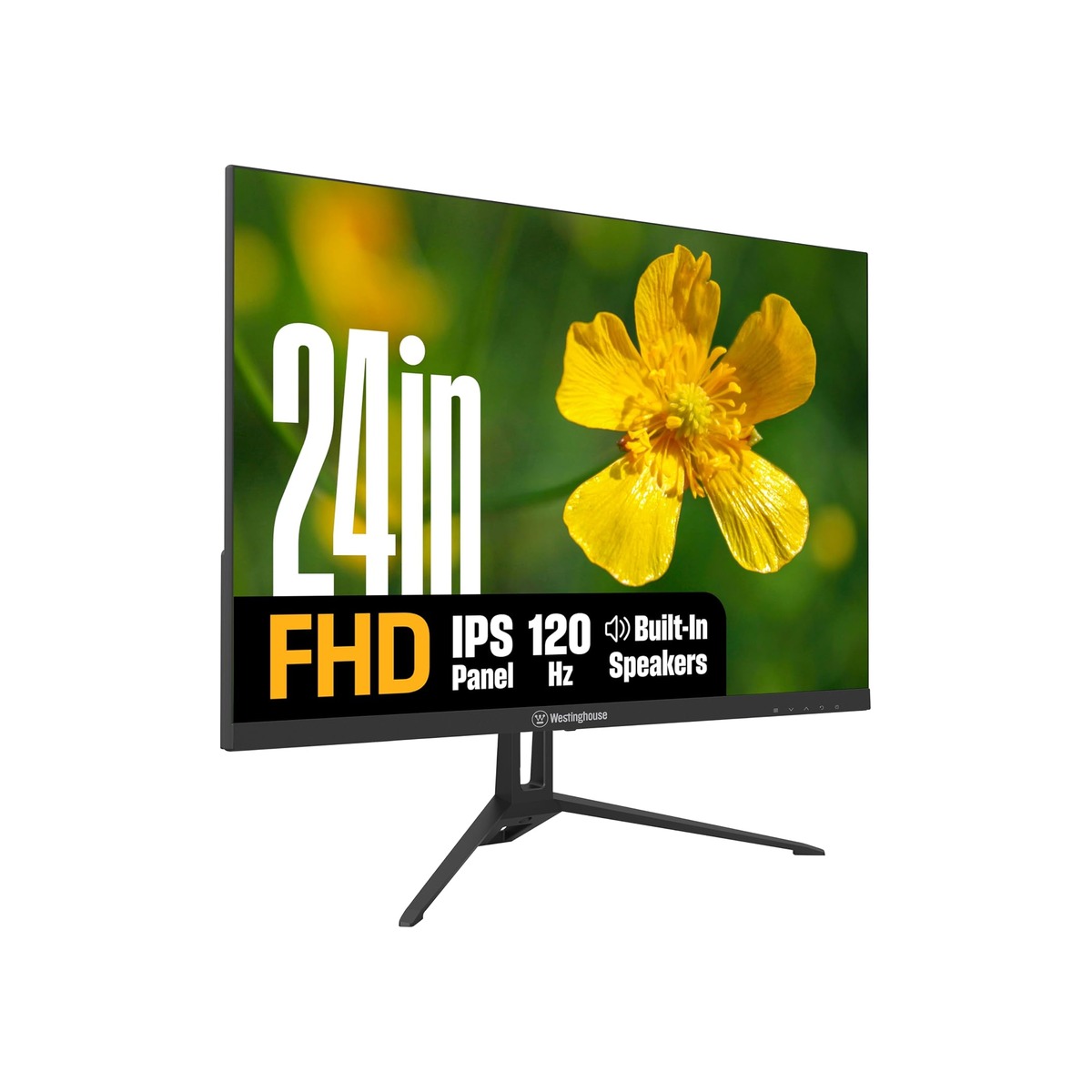 Westinghouse 24 Inch Gaming Monitor, 120Hz, 1ms, IPS Computer Monitor, 1080P FHD-1 Westinghouse 24 Inch Gaming Monitor, 120Hz, 1ms, IPS Computer Monitor, 1080P FHD - Image 1