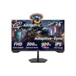 ArcticPro 24 Inch 200Hz Gmaing Monitor, FHD 1080p Monitor, Adaptive Sync