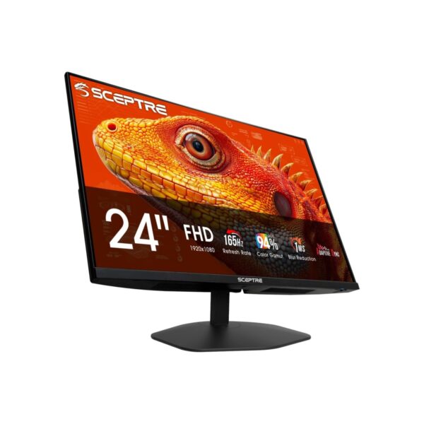 New! Sceptre 24-inch Prime Gaming Monitor DisplayPort x2 165Hz HDMI x2 165Hz