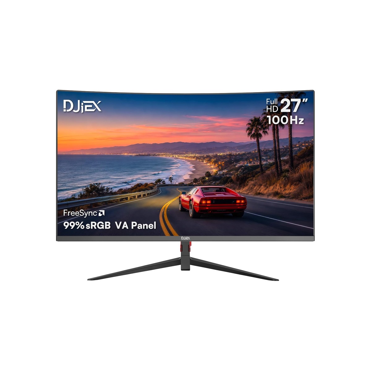 27 Inch Curved Monitor, FHD 1080P 100Hz Computer Display-1 27 Inch Curved Monitor, FHD 1080P 100Hz Computer Display - Image 1
