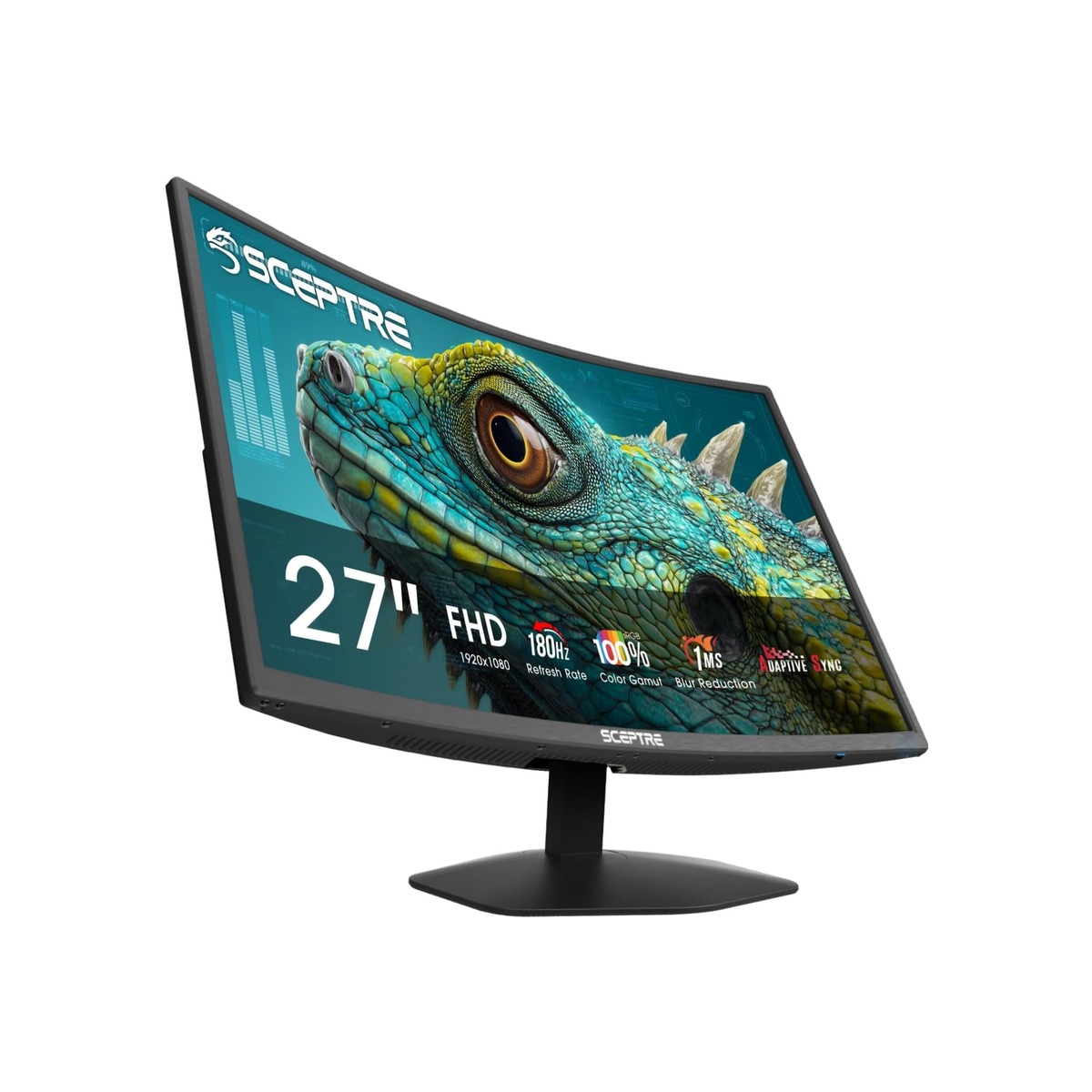 New! Sceptre Curved 27-inch Prime Gaming Monitor DisplayPort x2 180Hz HDMI x2-1 New! Sceptre Curved 27-inch Prime Gaming Monitor DisplayPort x2 180Hz HDMI x2 - Image 1