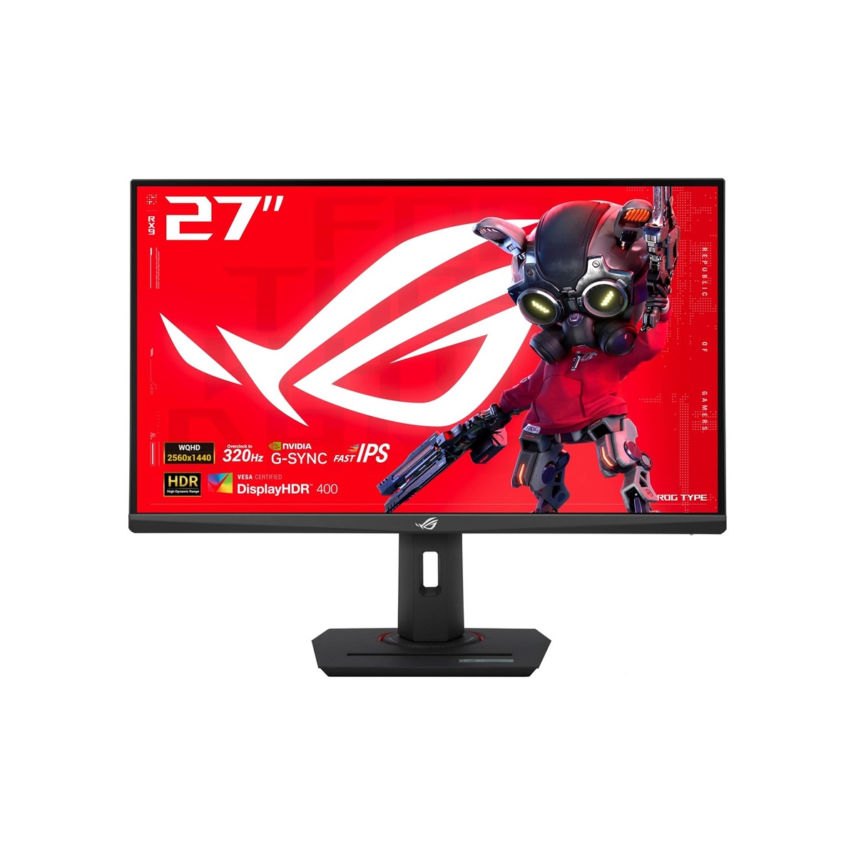 ASUS ROG Strix 27” 1440P USB-C HDR Gaming Monitor (XG27ACMS) – QHD (2560 x 1440)-1 ASUS ROG Strix 27” 1440P USB-C HDR Gaming Monitor (XG27ACMS) – QHD (2560 x 1440) - Image 1