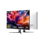 KTC 32 Inch 2K Computer Monitor, QHD 120Hz Monitor with IPS Panel, White