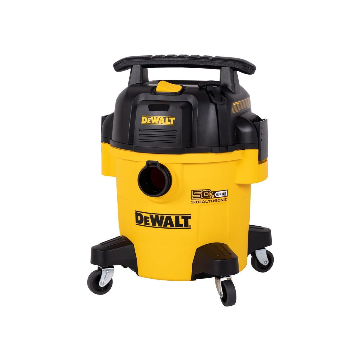 DEWALT STEALTHSONIC 5 Gallon Ultra Quiet Wet Dry Shop Vac DXV05P-QT-1 DEWALT STEALTHSONIC 5 Gallon Ultra Quiet Wet Dry Shop Vac DXV05P-QT - Image 1