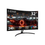 Z-Edge 32 inch Curved Gaming Monitor,1080P, 180Hz/240Hz Computer Monitor