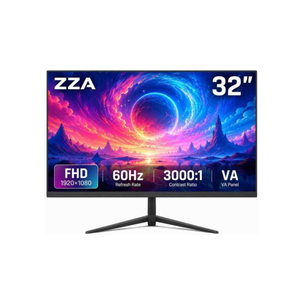 32 Inch 1K FHD Monitor (1920x1080), IPS,60Hz Refresh Rate,AMD FreeSync