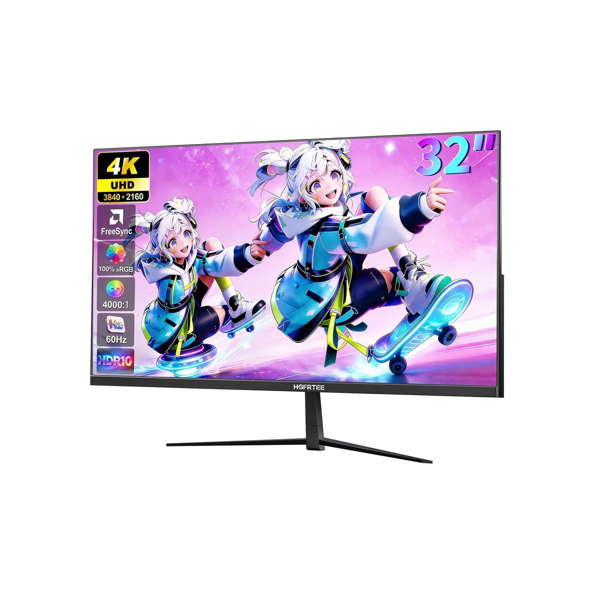 32 Inch 4K UHD Monitor, Computer Monitor, 4000:1 Contrast Display-1 32 Inch 4K UHD Monitor, Computer Monitor, 4000:1 Contrast Display - Image 1