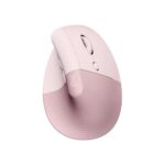 Logitech Lift Vertical Ergonomic Wireless Mouse - Rose