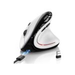 Uineer Ergonomic Wireless Vertical Mouse, 3-Mode Bluetooth 5.0/4.0 & 2.4GHz