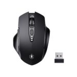 Uineer Wireless Mouse, 2.4GHz Rechargeable Computer Mouse, Battery Display
