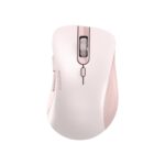 RAPIQUE Bluetooth Wireless Mouse, Dual Bluetooth & 2.4G USB Receiver, Pink