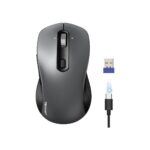 TECKNET Rechargeable Wireless Bluetooth Mouse with 4-Way Wheel, 3-Device