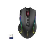 E-YOOSO Premium Wireless Bluetooth Versatile Mouse,8000 DPI,6 RGB Backlit