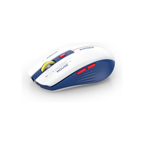 RAPIQUE Bluetooth Wireless Mouse - (BT1/BT2+USB) Tri-Mode High Performance