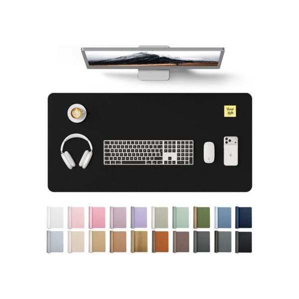 YSAGi Leather Desk Protector, Office Mat, Large Mouse Mat