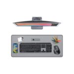 Logitech Desk Mat Studio Series Large Pad 30L x 70W cm - Mid Grey