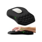 Ergonomic Slope Mouse Pad Wrist Support, Wrist Rest Mousepad for Carpal Tunnel