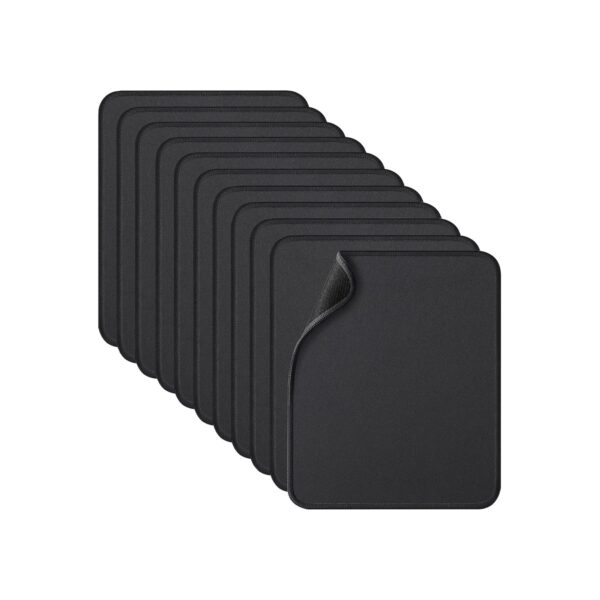 Zhithink 11 Pack Mouse Pad, 10.2''x8.2'' Computer Mousepad Bulk, Black
