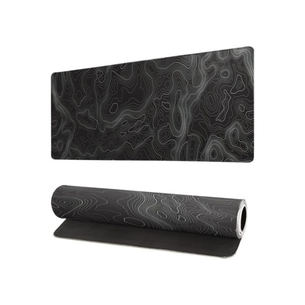 Topographic Contour Extended Big Mouse Pad Large,Gaming Mouse Pad Desk Pad