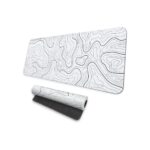 MAY FLOWER Large Gaming Mouse Pad, Full Keyboard Mat, Long Laptop Mousepad