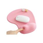 Office Mousepad with Gel Wrist Support - Ergonomic Gaming Desktop Mouse Pad