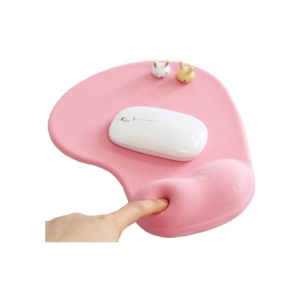 Office Mousepad with Gel Wrist Support - Ergonomic Gaming Desktop Mouse Pad