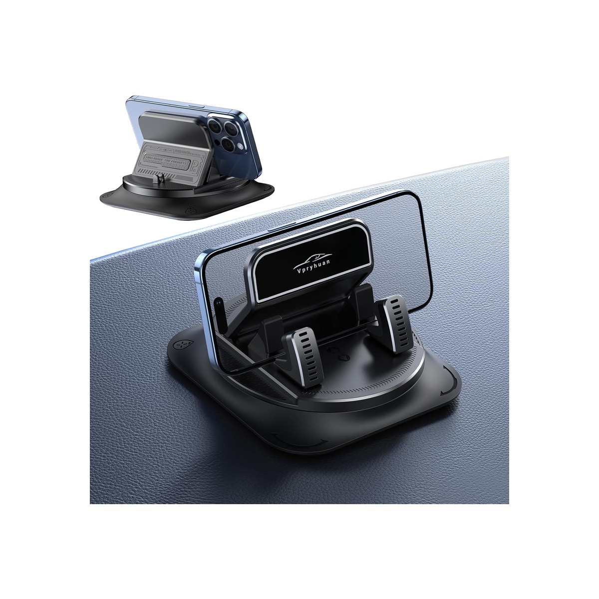 360 Degree Rotation Dashboard Phone Holder for Car-1 360 Degree Rotation Dashboard Phone Holder for Car - Image 1