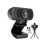 ToLuLu 1080P Webcam with Microphone, HD Webcam Web Camera with Tripod Stand