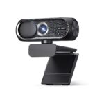 1080P HD Webcam with Microphone, Privacy Cover, Wide-Angle Lens