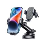 Phone Mount for Car Phone Holder [Military-Grade Suction & Stable Clip] Car
