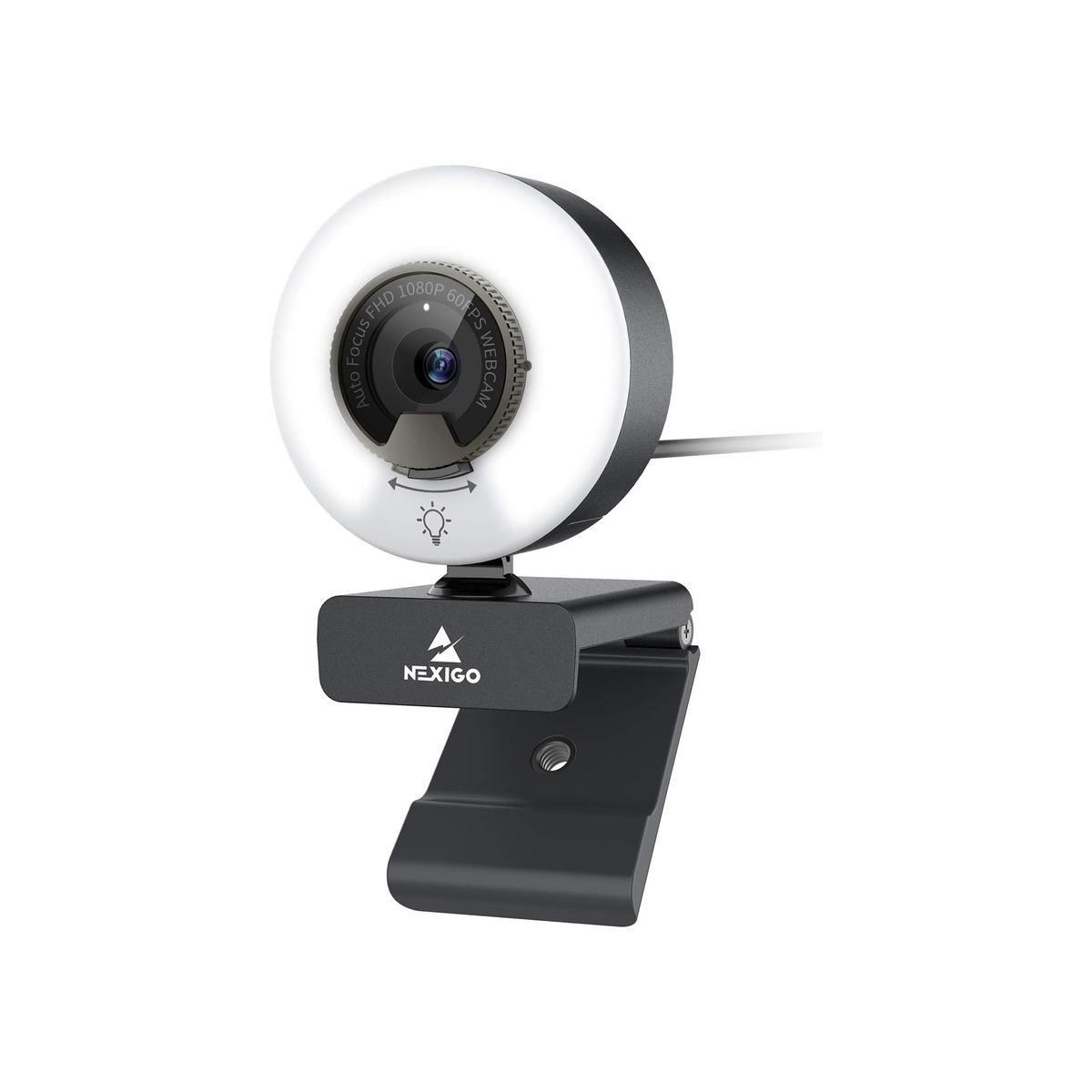 NexiGo N960E 1080P 60FPS Webcam with Light, Software Included, Fast AutoFocus-1 NexiGo N960E 1080P 60FPS Webcam with Light, Software Included, Fast AutoFocus - Image 1